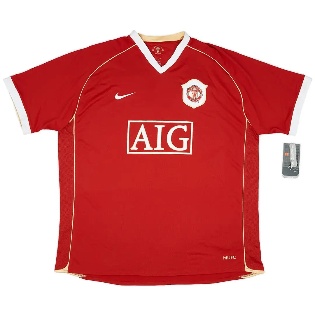 Heinze #4 Manchester United Koszulka retro domowa 2006/07