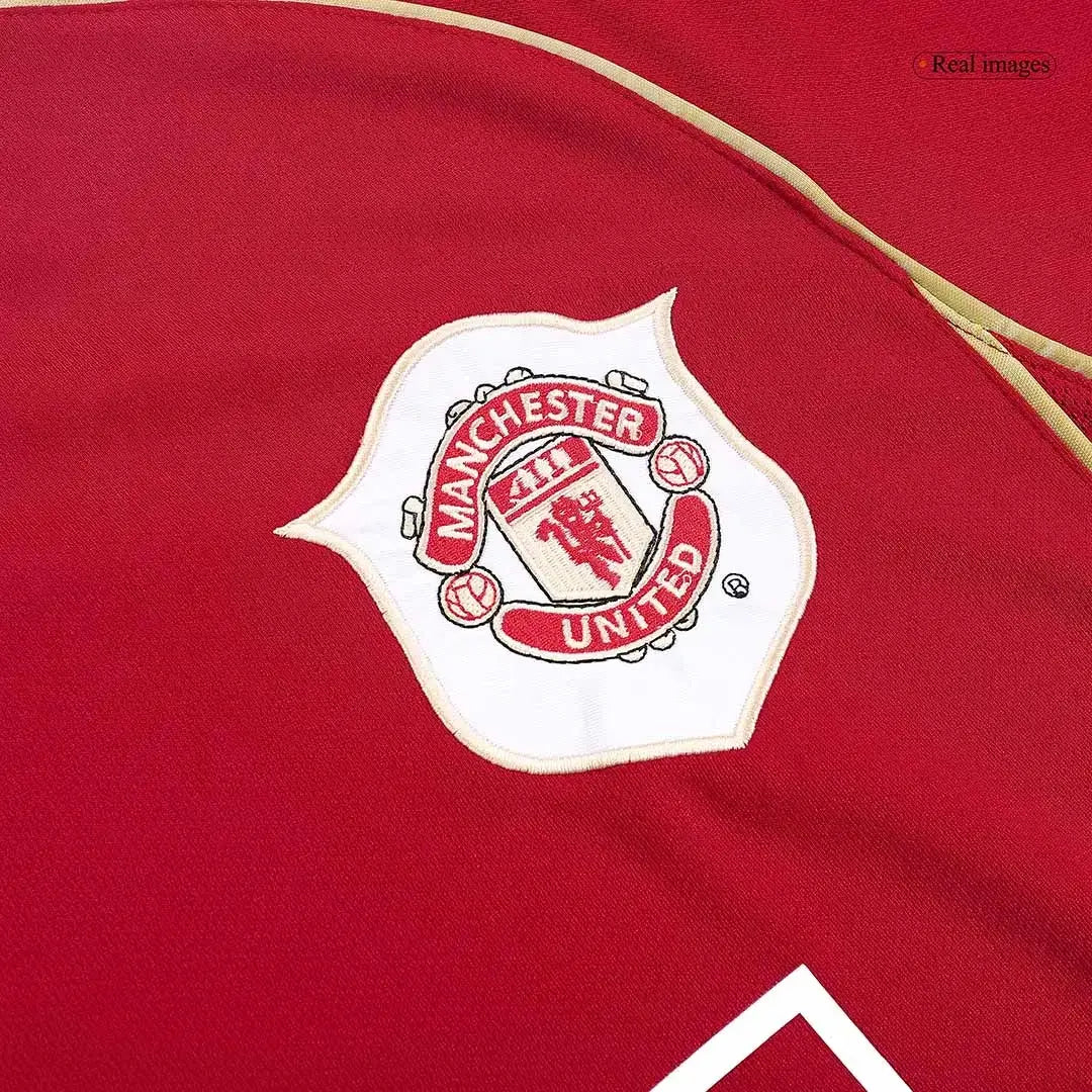 Heinze #4 Manchester United Koszulka retro domowa 2006/07