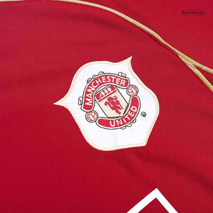 Heinze #4 Manchester United Koszulka retro domowa 2006/07