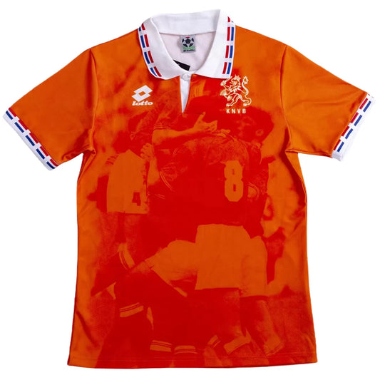 Holandia Koszulka retro domowa Euro 1996