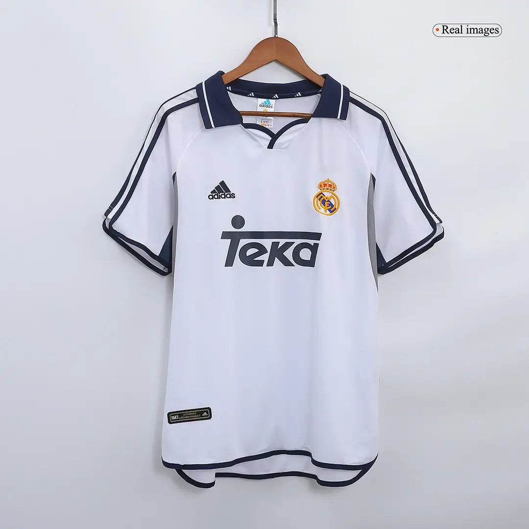 Figo #10 Real Madrid Koszulka retro domowa 2000/01