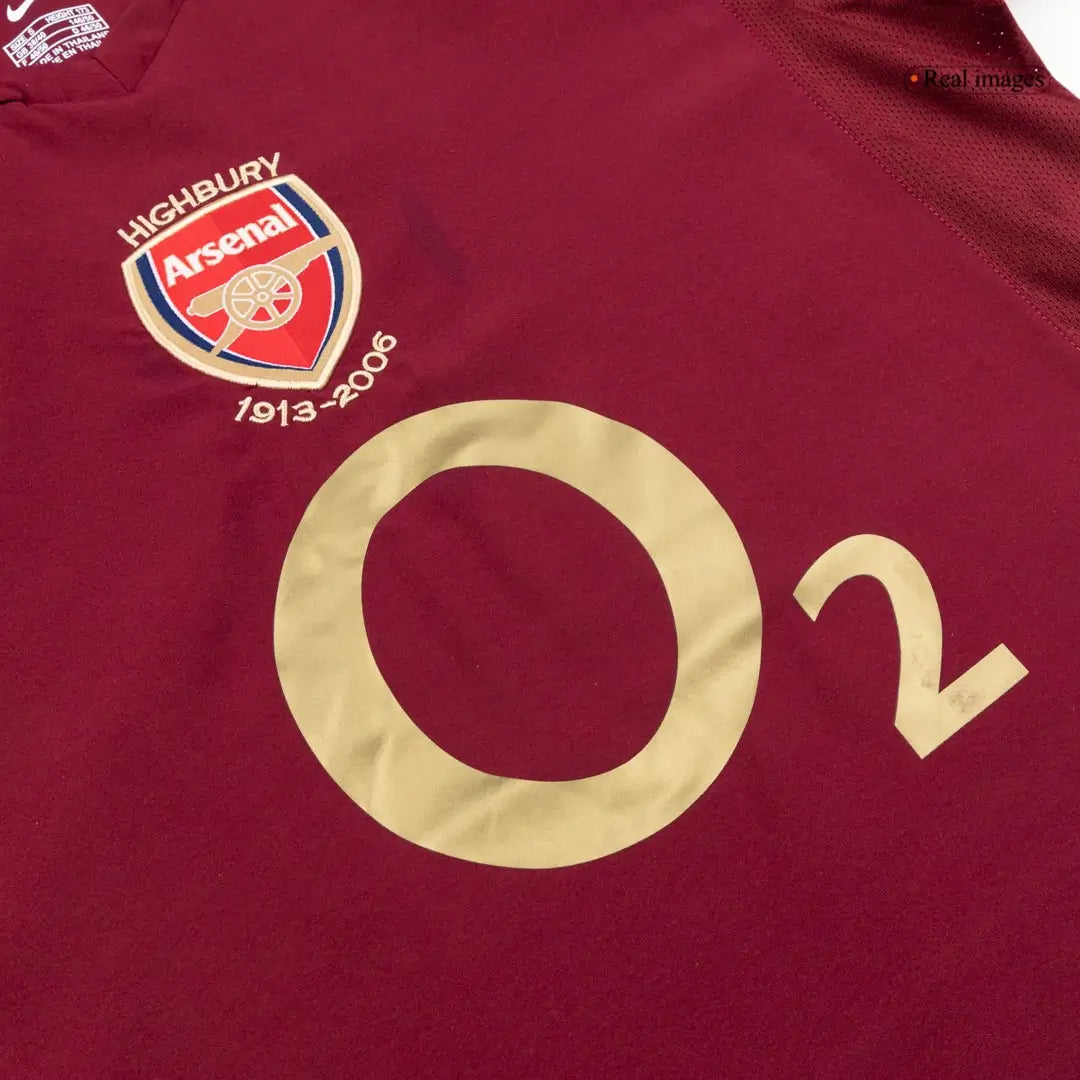 Arsenal Koszulka retro domowa z długim rękawem 2005/06