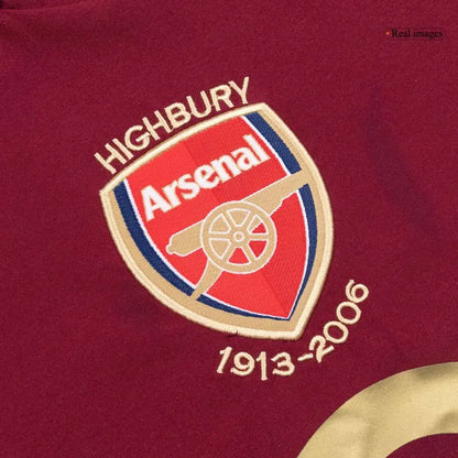 Arsenal Koszulka retro domowa z długim rękawem 2005/06