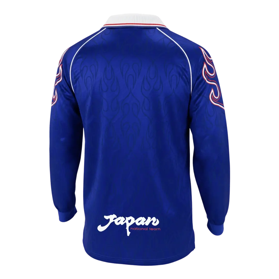 Japonia Koszulka retro domowa z długim rękawem World Cup 1998