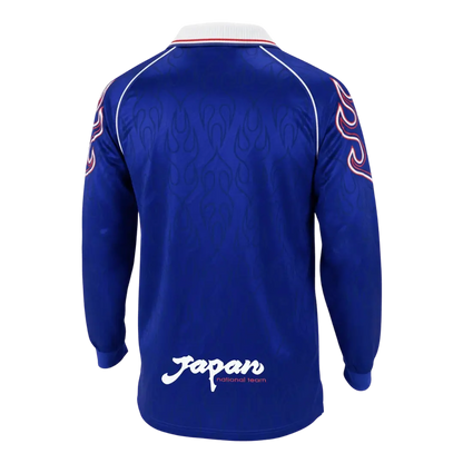 Japonia Koszulka retro domowa z długim rękawem World Cup 1998