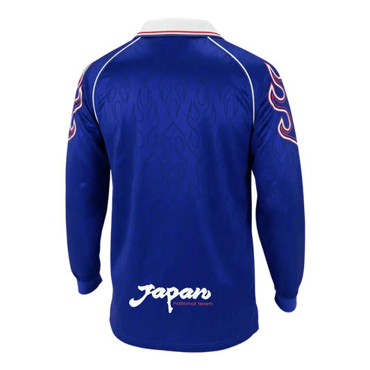 Japonia Koszulka retro domowa z długim rękawem World Cup 1998