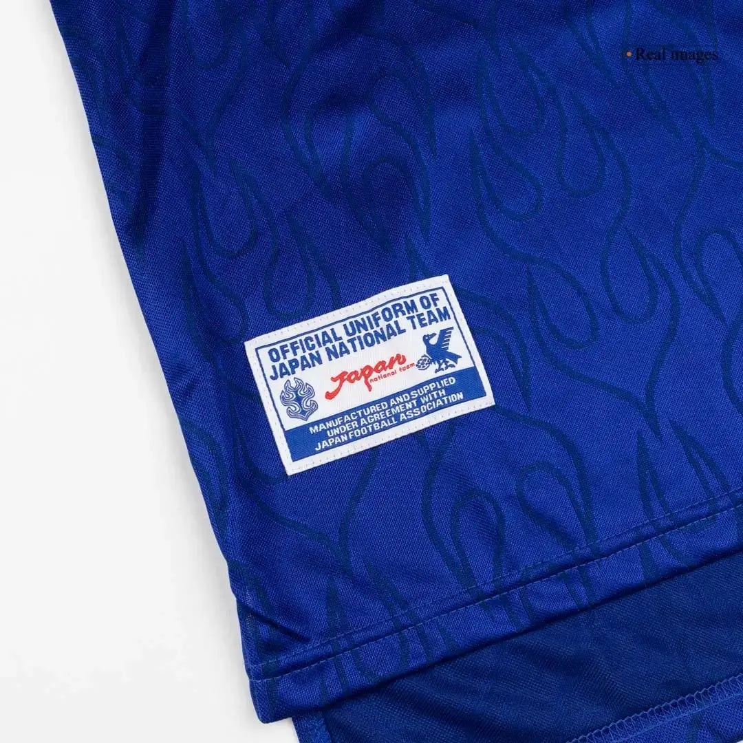 Japonia Koszulka retro domowa z długim rękawem World Cup 1998