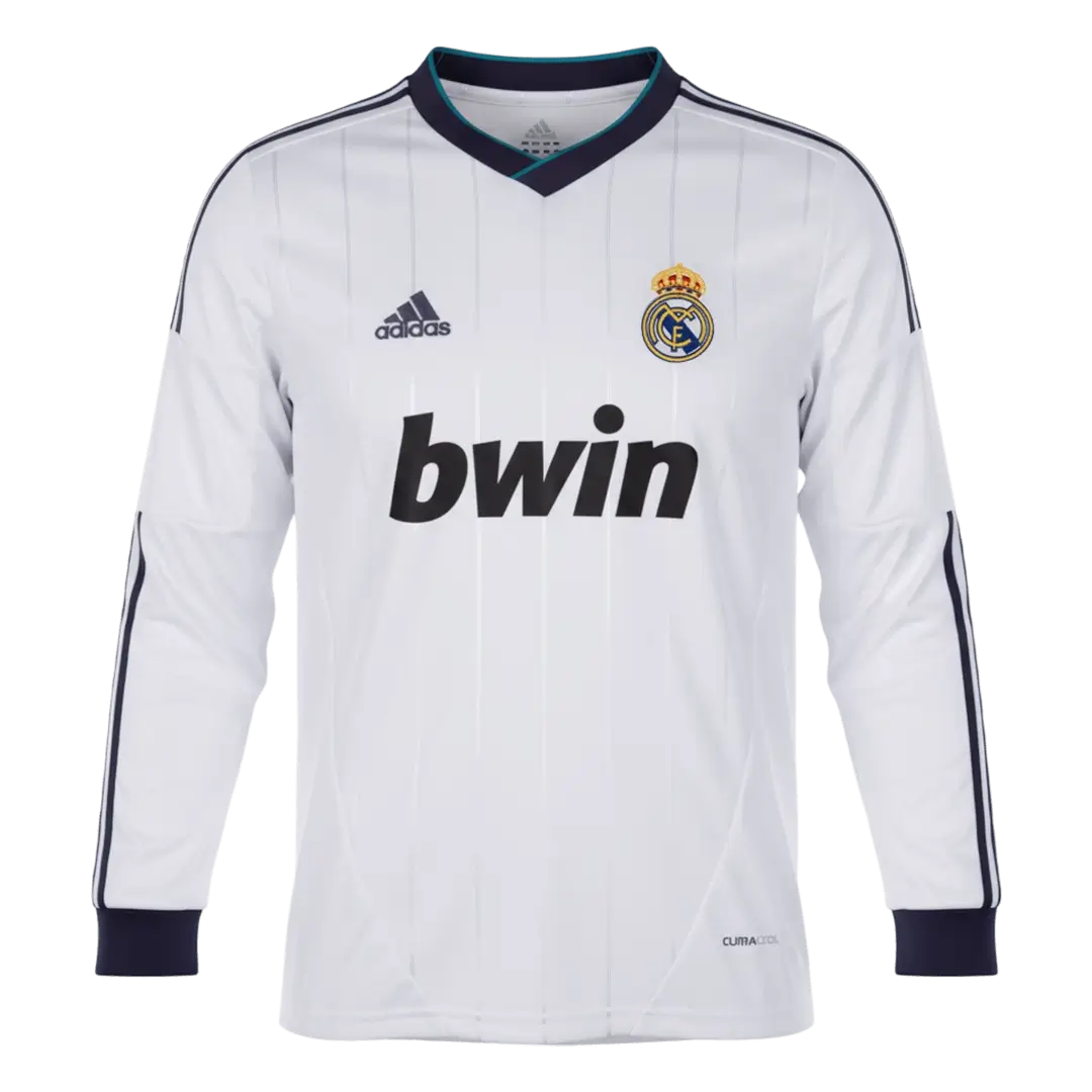 Real Madrid Koszulka retro domowa z długim rękawem 2012/13