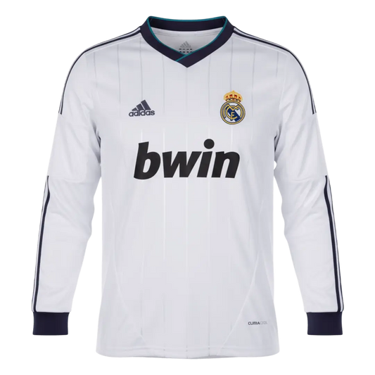 Real Madrid Koszulka retro domowa z długim rękawem 2012/13