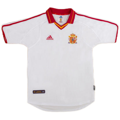 Hiszpania Koszulka retro wyjazdowa Euro 2000