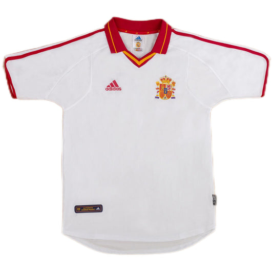 Hiszpania Koszulka retro wyjazdowa Euro 2000
