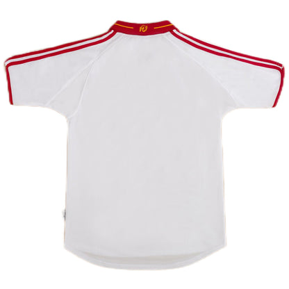 Hiszpania Koszulka retro wyjazdowa Euro 2000