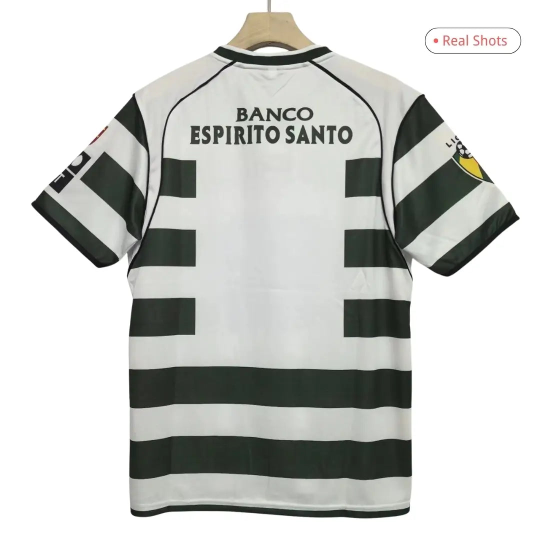 Sporting CP Koszulka retro domowa 2001/03