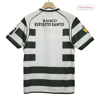 Sporting CP Koszulka retro domowa 2001/03