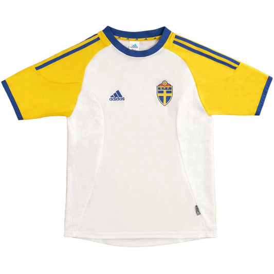 Szwecja Koszulka retro wyjazdowa World Cup 2002