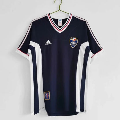 Mijatović #9 Jugosławia Koszulka retro domowa 1998