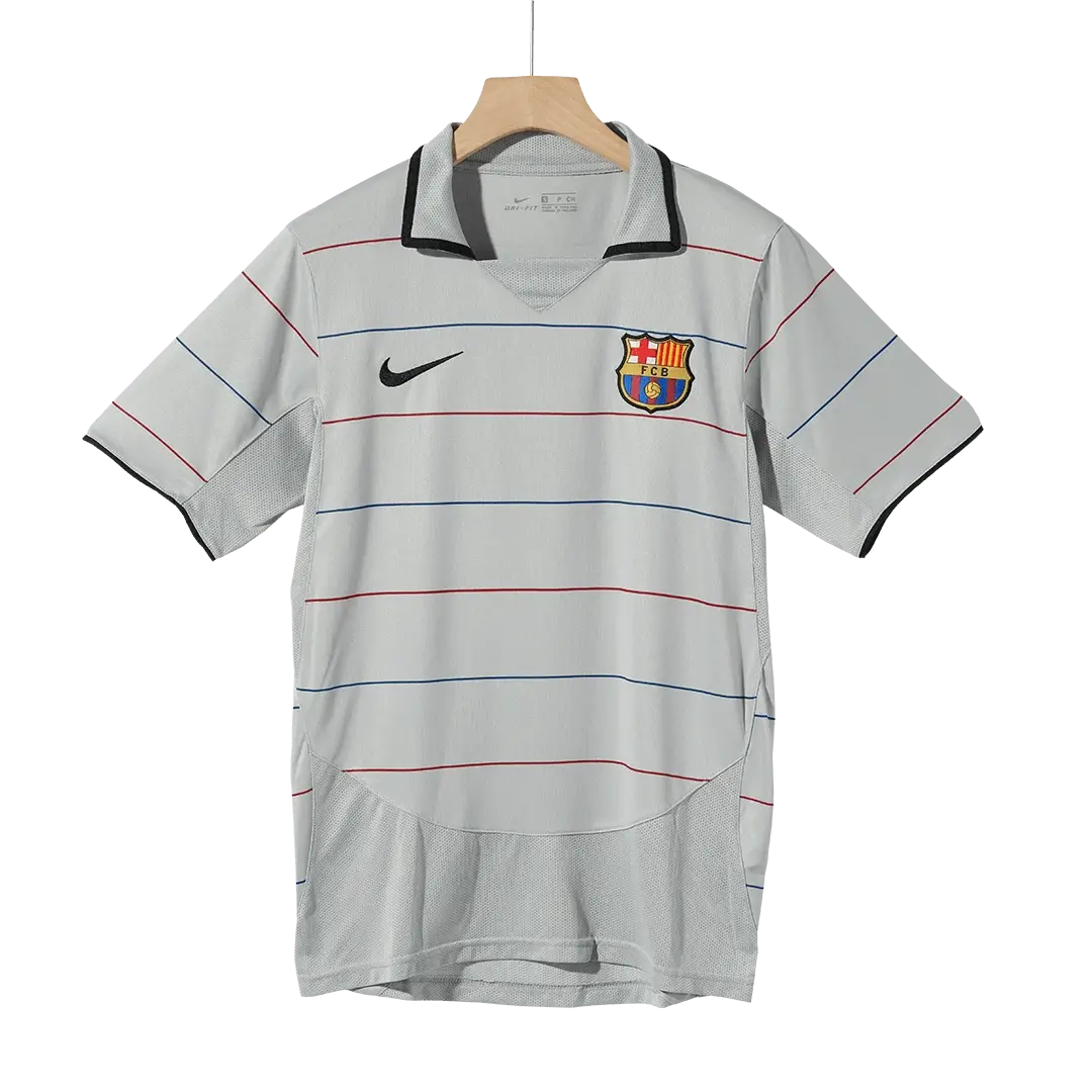 Xavi #6 Barcelona Koszulka retro wyjazdowa 2003/04