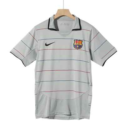 Xavi #6 Barcelona Koszulka retro wyjazdowa 2003/04