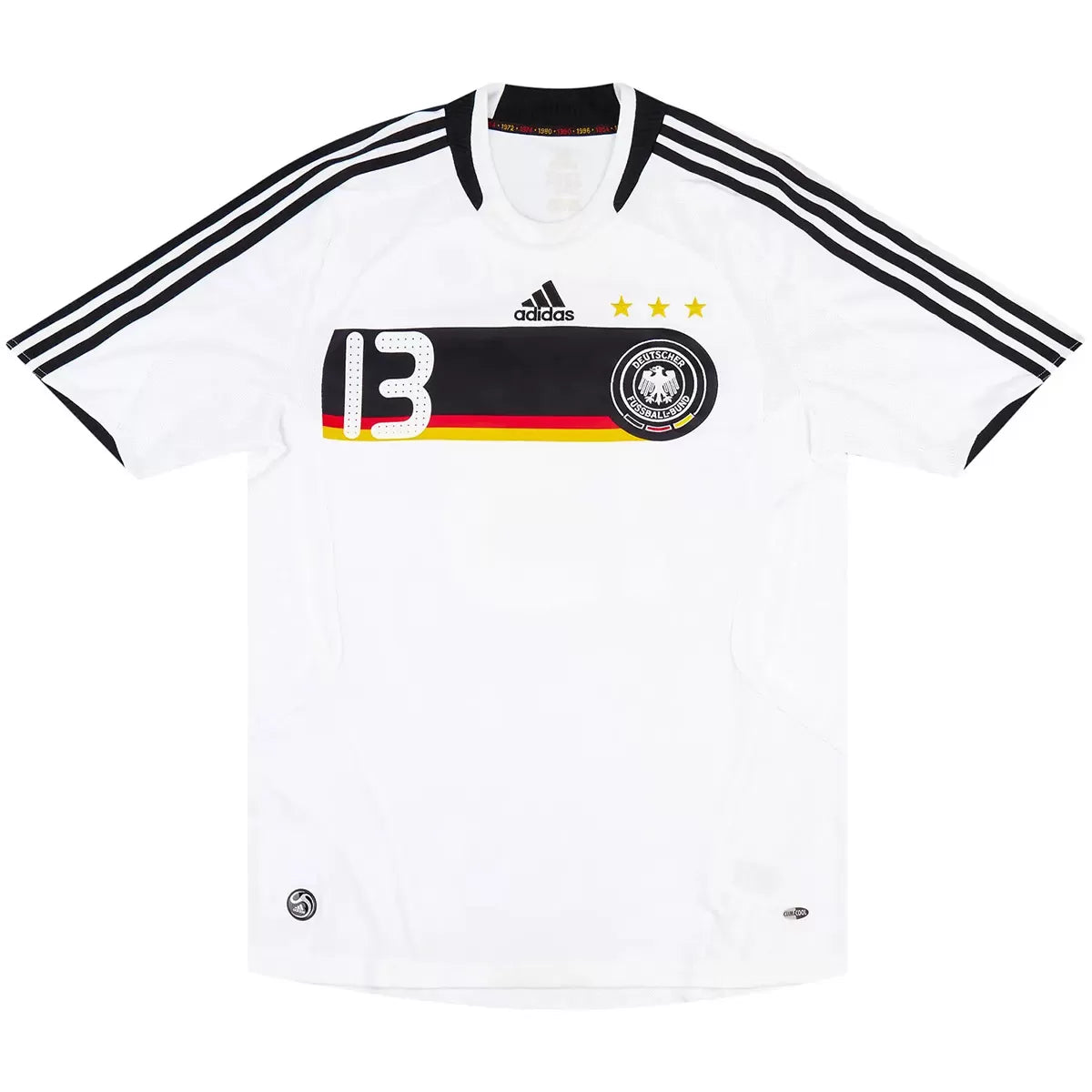 Ballack #13 Niemcy Koszulka retro domowa Euro 2008