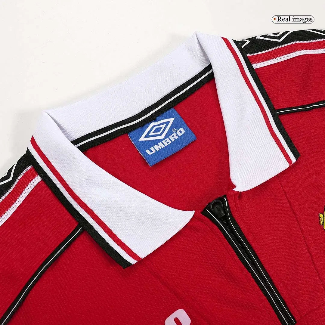 Beckham #7 Manchester United Koszulka retro domowa 1998/99