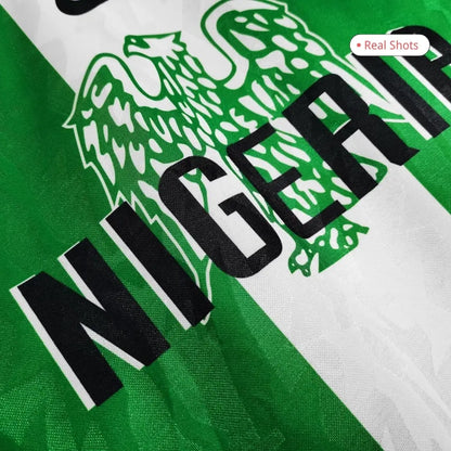 Okocha #10 Nigeria Koszulka retro domowa 1996