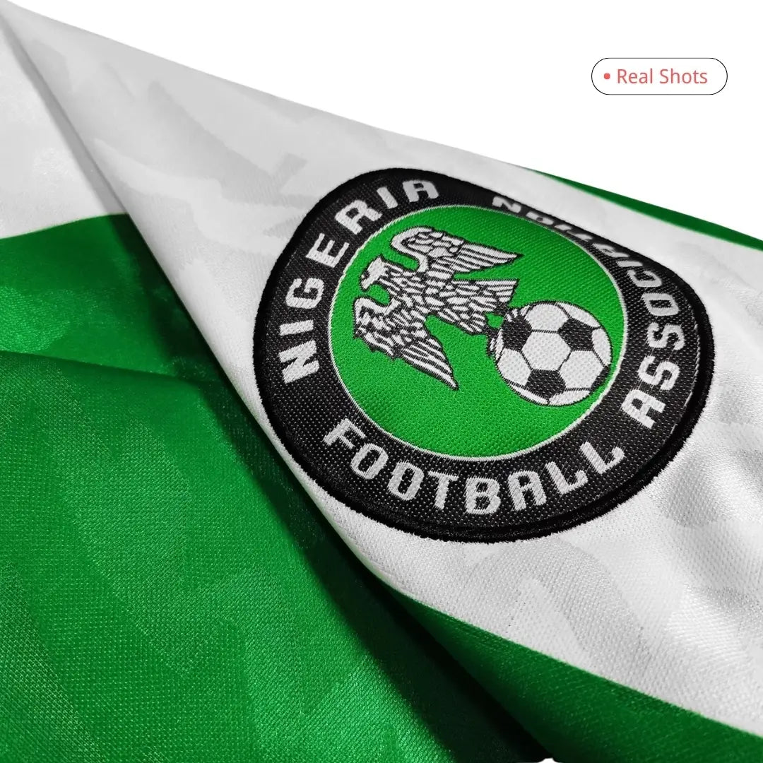 Okocha #10 Nigeria Koszulka retro domowa 1996