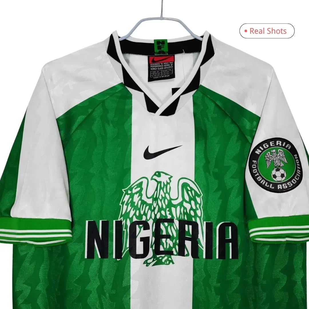 Okocha #10 Nigeria Koszulka retro domowa 1996