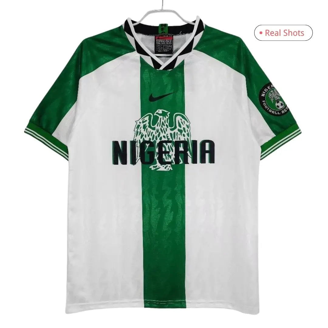 Okocha #10 Nigeria Koszulka retro wyjazdowa 1996