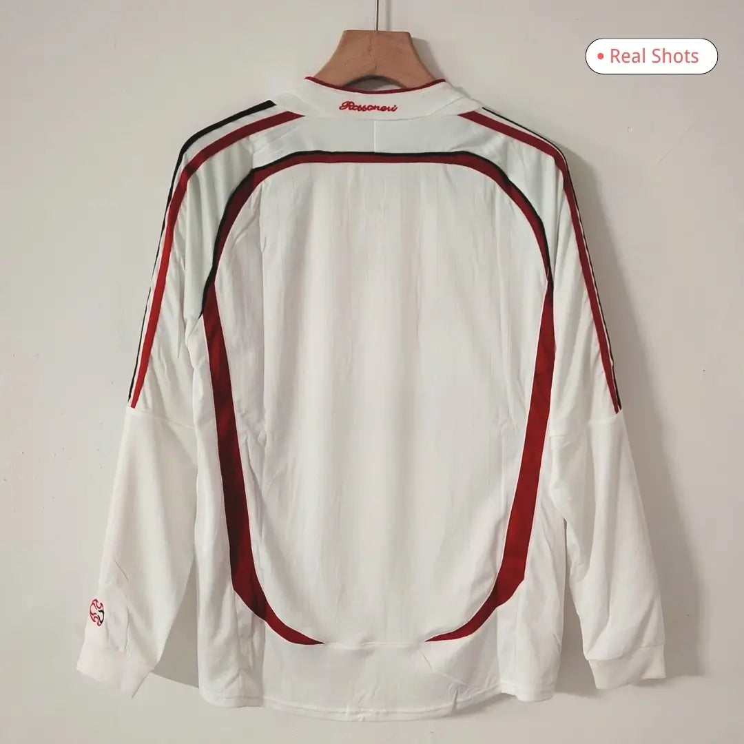 AC Milan Koszulka retro wyjazdowa z długim rękawem 2006/07