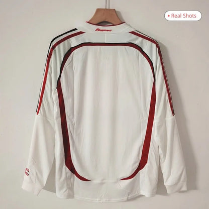 AC Milan Koszulka retro wyjazdowa z długim rękawem 2006/07