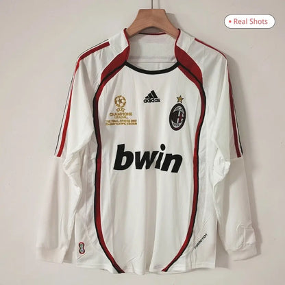 AC Milan Koszulka retro wyjazdowa z długim rękawem 2006/07