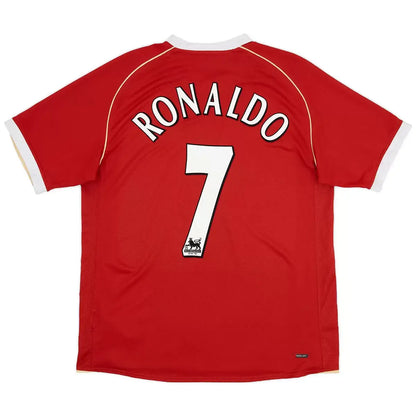 Ronaldo #7 Manchester United Koszulka retro domowa 2006/07