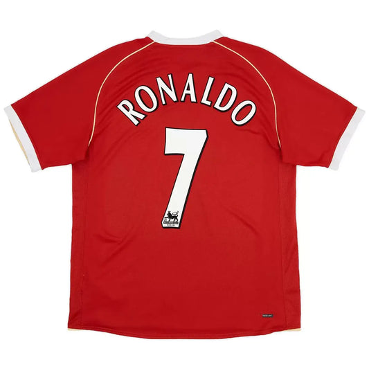 Ronaldo #7 Manchester United Koszulka retro domowa 2006/07