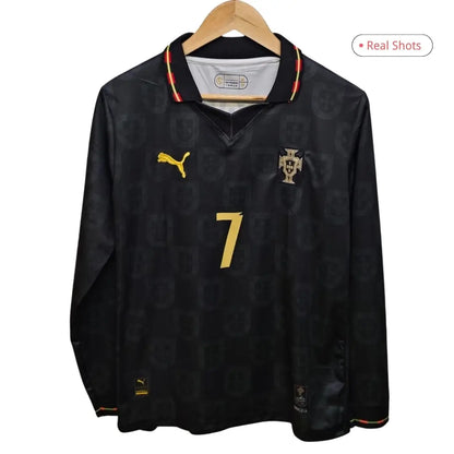 Ronaldo #7 Portugalia Pantera Negra Koszulka Długi rękaw 2026