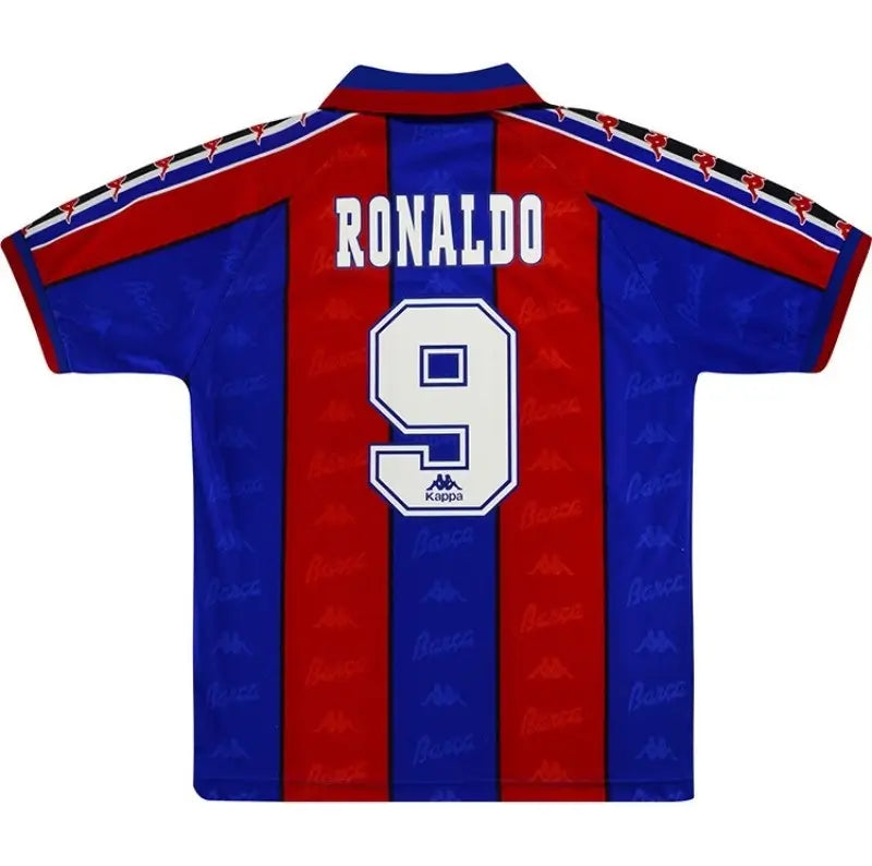 Ronaldo #9 Barcelona Koszulka retro domowa 1996/97