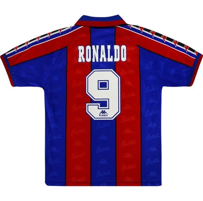 Ronaldo #9 Barcelona Koszulka retro domowa 1996/97