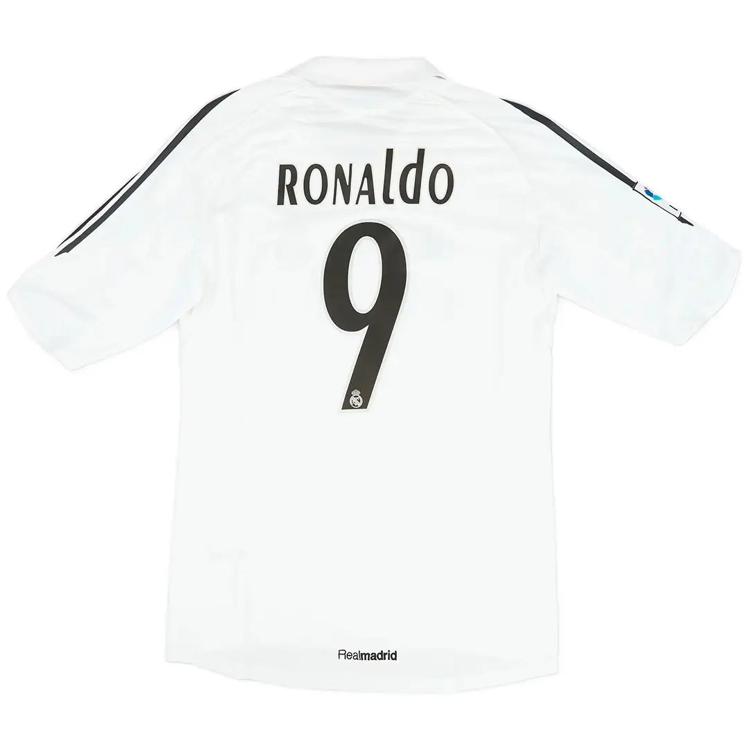 Ronaldo #9 Real Madrid Koszulka retro domowa 2005/06