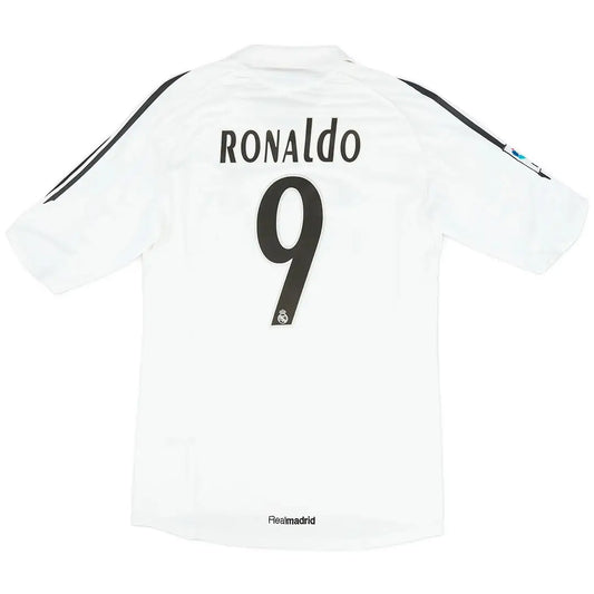 Ronaldo #9 Real Madrid Koszulka retro domowa 2005/06