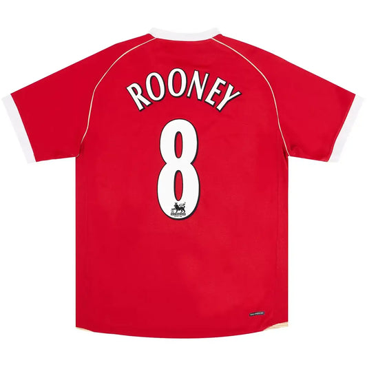 Rooney #8 Manchester United Koszulka retro domowa 2006/07