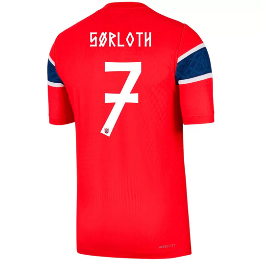 SØRLOTH #7 Norwegia Koszulka Domowa Wersja zawodnicza – Mundial 2026