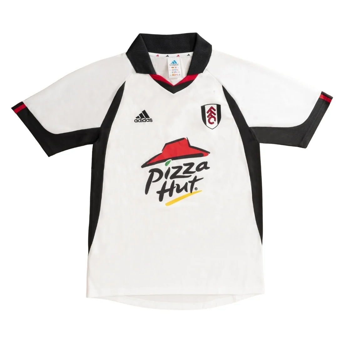 Saha #20 Fulham Koszulka retro domowa 2001/02