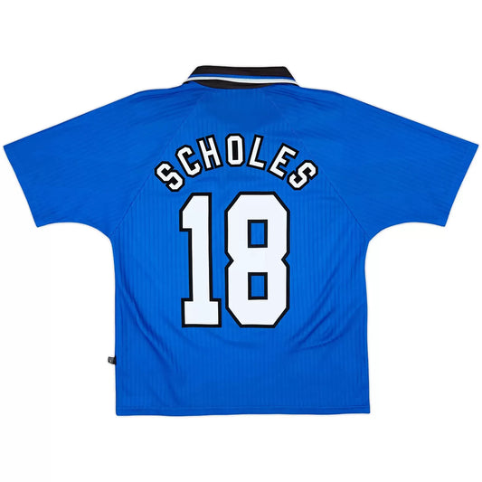 SCHOLES #18 Manchester United Koszulka retro trzecia 1996/98