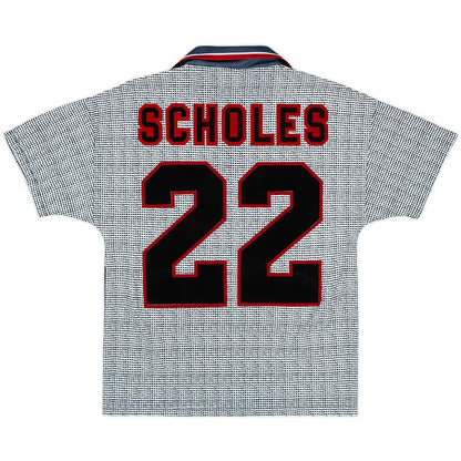 Scholes #22 Manchester United Koszulka retro trzecia 1995/96