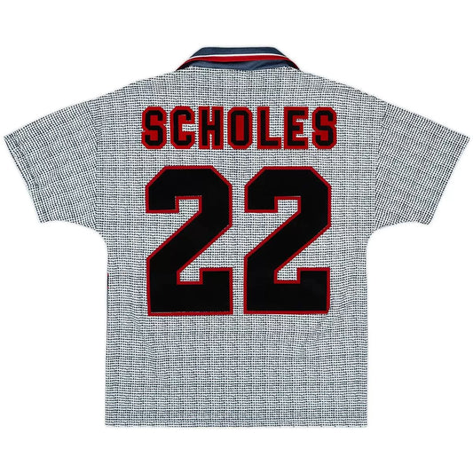Scholes #22 Manchester United Koszulka retro trzecia 1995/96