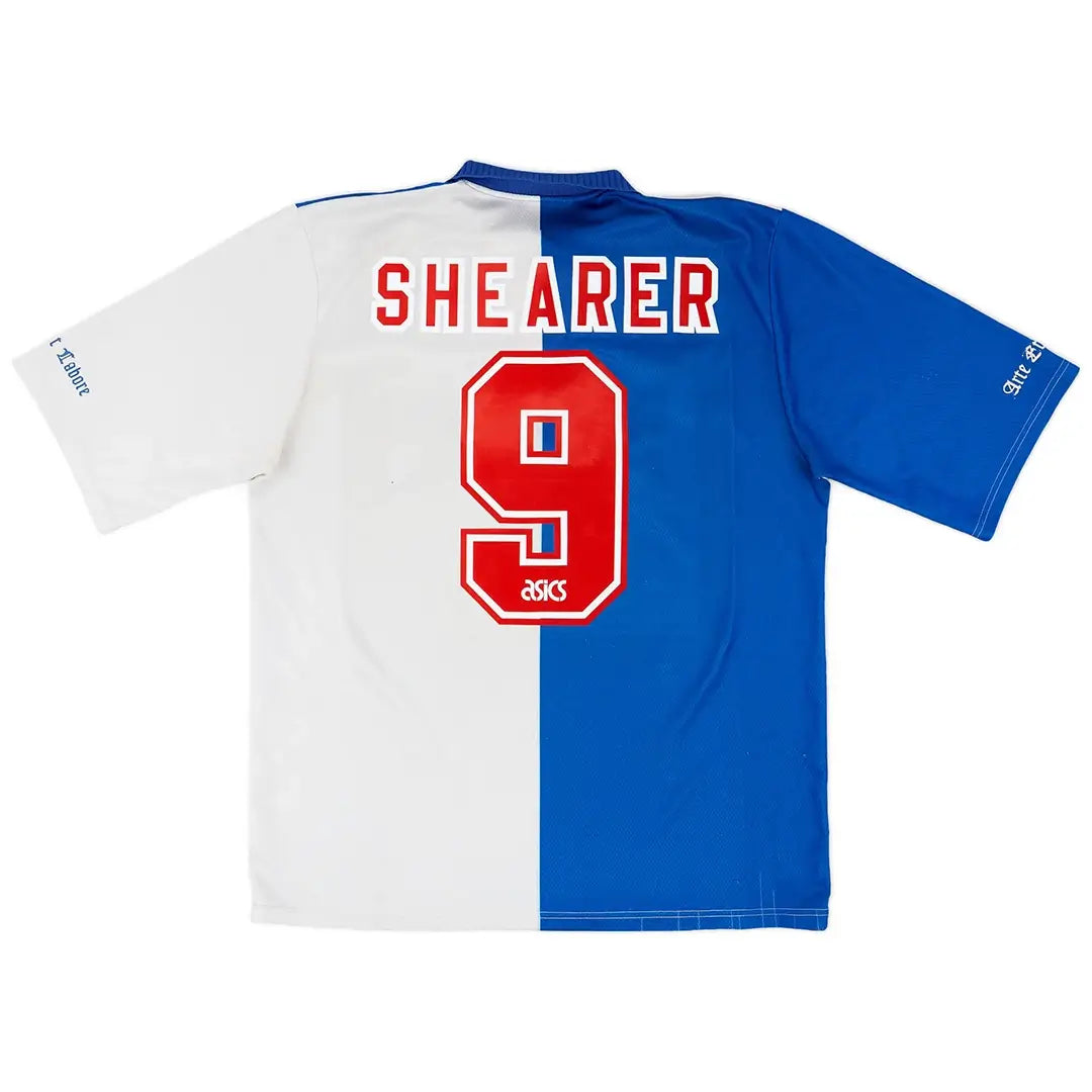 Shearer #9 Blackburn Rovers Koszulka retro domowa 1994/95