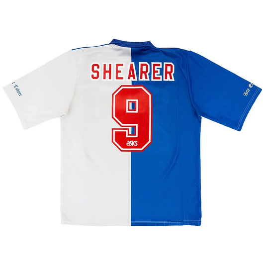 Shearer #9 Blackburn Rovers Koszulka retro domowa 1994/95
