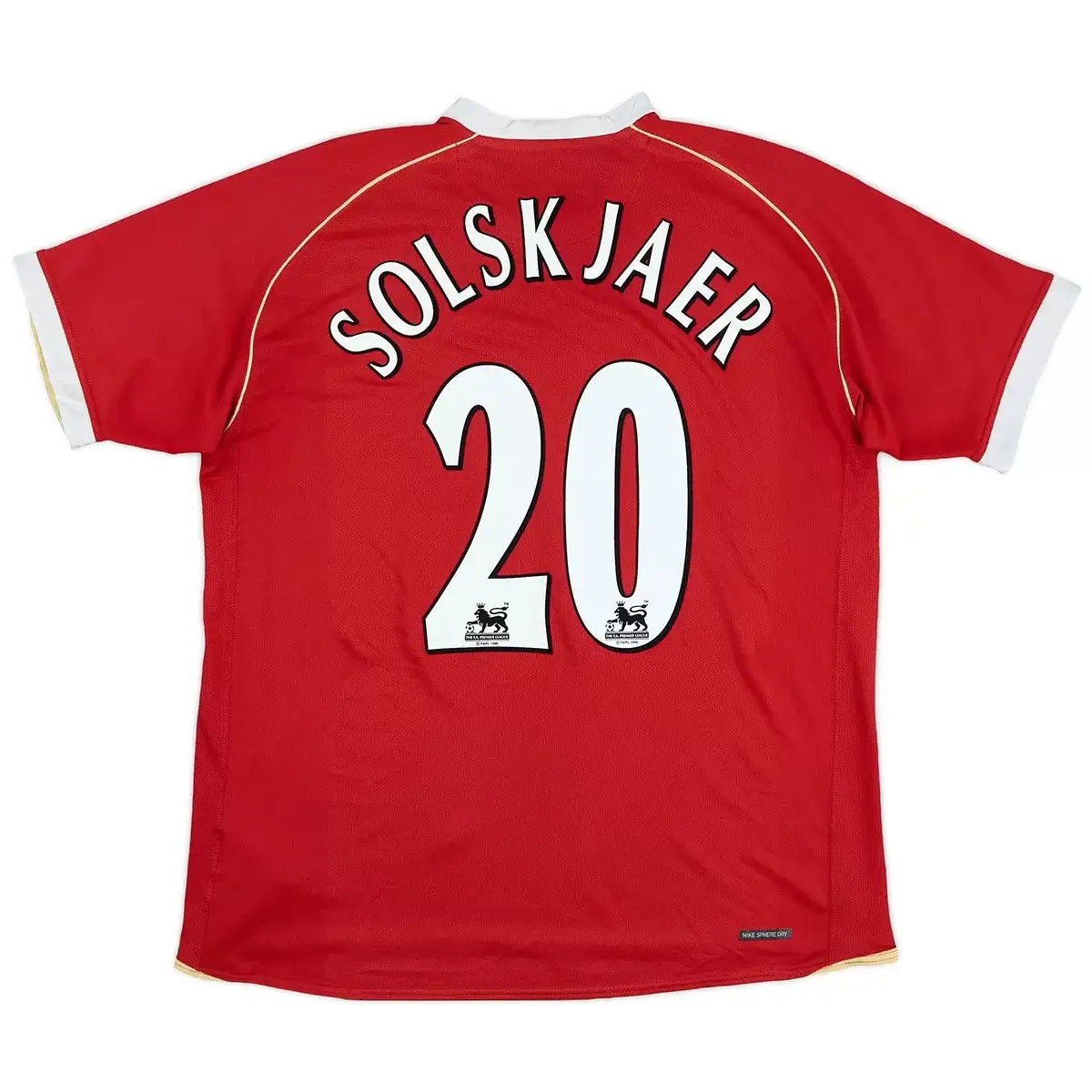 Solskjaer #20 Manchester United Koszulka retro domowa 2006/07
