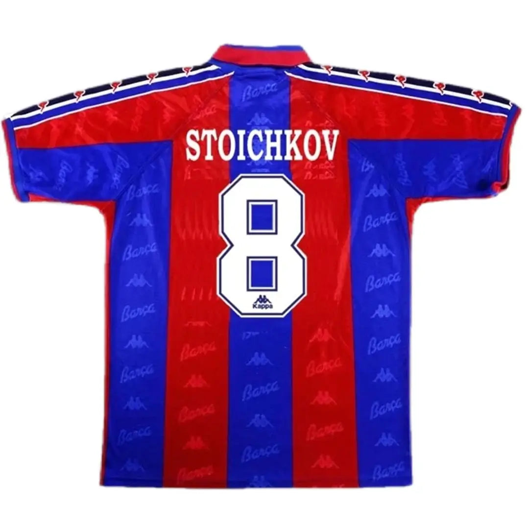 Stoichkov #8 Barcelona Koszulka retro domowa 1996/97