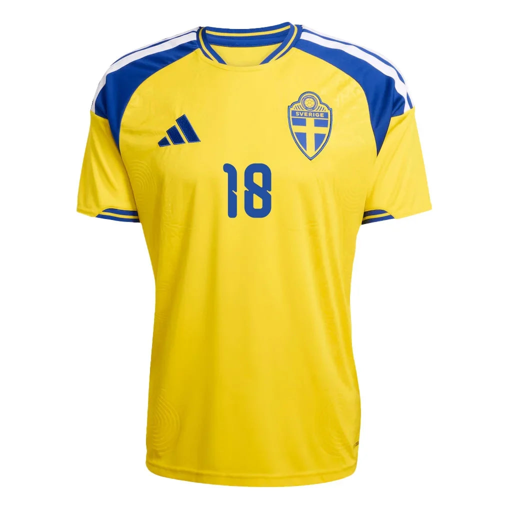 Ayari #18 Szwecja Koszulka Domowa – Mundial 2026