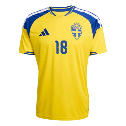 Ayari #18 Szwecja Koszulka Domowa – Mundial 2026